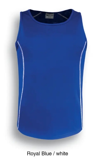 Picture of Bocini, Stitch Mens Stitch Singlet